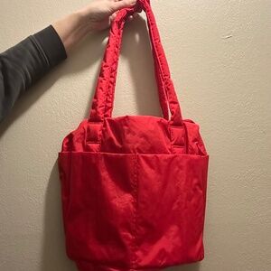 NWT Baggu Small Cloud Carry-on - Candy Apple